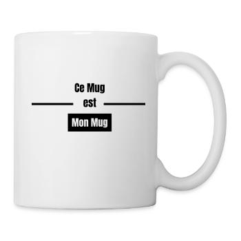 Mon Mug - Mug blanc - blanc - Droite
