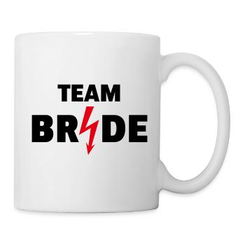 Team Bride Flash (Enterrement de vie de garçon de mariée Enterrement de vie de garçon / 2C POS) - Mug blanc - blanc - Droite