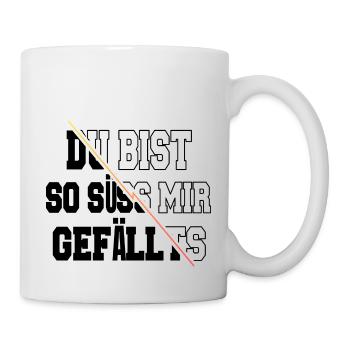 Déclaration de race de chien anniversaire Bull Terrier - Mug blanc - blanc - Droite