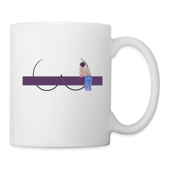 schauen - Tasse - Weiß - Rechts