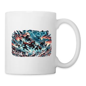 Bataille des dieux vikings pour Midgard - Mug blanc - blanc - Droite