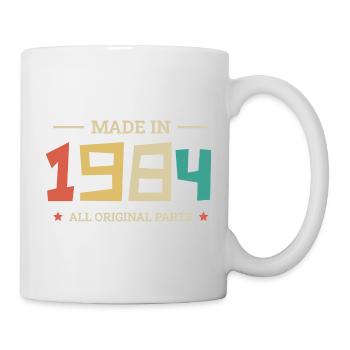 Legendär seit 1984 Original 1984 - Tasse - Weiß - Rechts