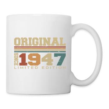 Original 1947 Rétro Cadeau 77 e Anniversaire 1947 - Mug blanc - blanc - Droite