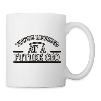 Vous êtes à la recherche d’un futur PDG 2 - Mug blanc - blanc - Droite