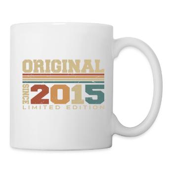 Original 2015 Rétro Cadeau 9e Anniversaire 2015 - Mug blanc - blanc - Droite