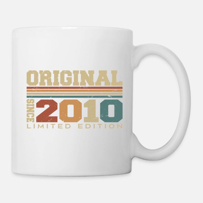 Original 2010 Retro-Geschenk 14. Jahrestag 2010 - Tasse - Weiß