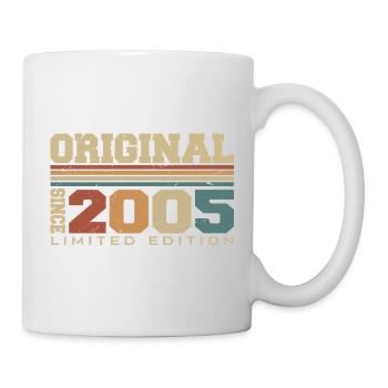 Original 2005 Rétro Cadeau 19e Anniversaire 2005 - Mug blanc - blanc - Droite