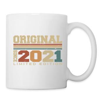 Original 2021 Retro Geschenk zum 3. Jahrestag 2021 - Tasse - Weiß - Rechts