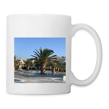 Palme - Tasse - Weiß - Rechts