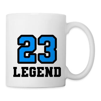 Legende 23 - Mug blanc - blanc - Droite