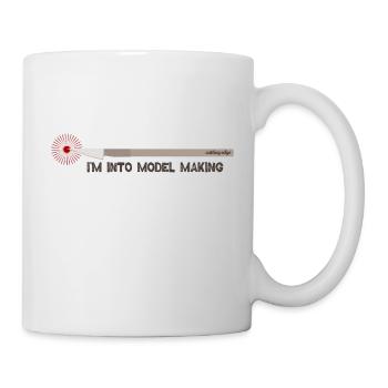 I'm into Model Making - Tasse - Weiß - Rechts