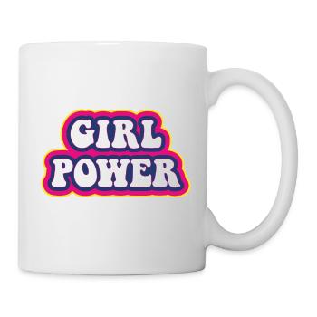 Le pouvoir des filles - Mug blanc - blanc - Droite