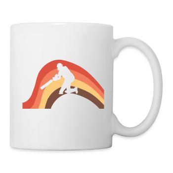 Pichet Cricket Joueur de cricket - Mug blanc - blanc - Droite