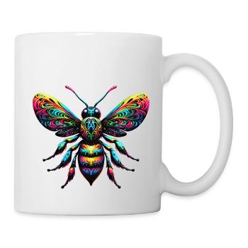 Biene - Tasse - Weiß - Rechts
