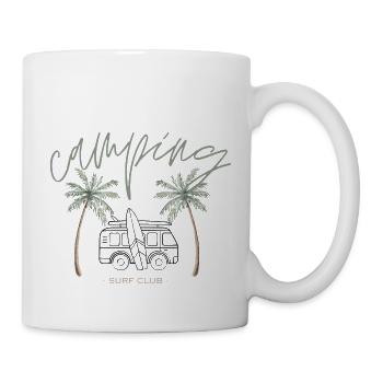 Camping - Surf Club - Mug blanc - blanc - Droite
