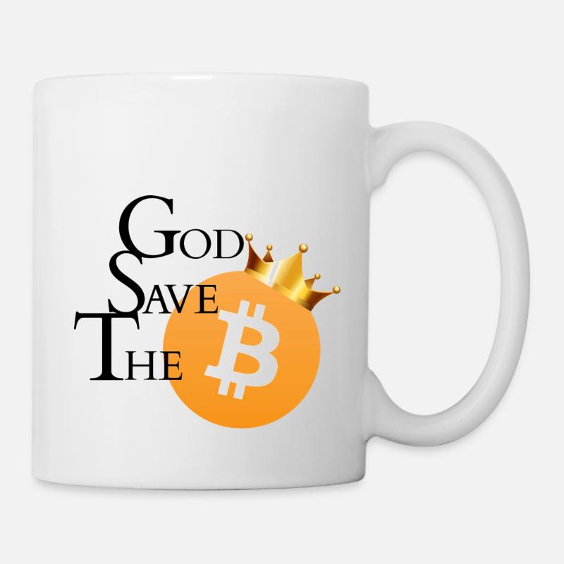 GOD SAVE THE BITCOIN - Mug blanc - blanc
