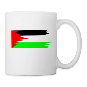 Palestine Flag - Tasse - Weiß - Rechts