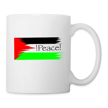 Palestine Peace - Tasse - Weiß - Rechts