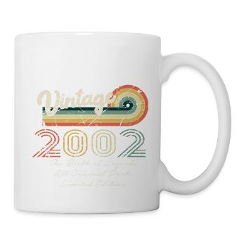 Génial depuis 2002 anniversaire 2002 millésime 200 - Mug blanc - blanc - Droite