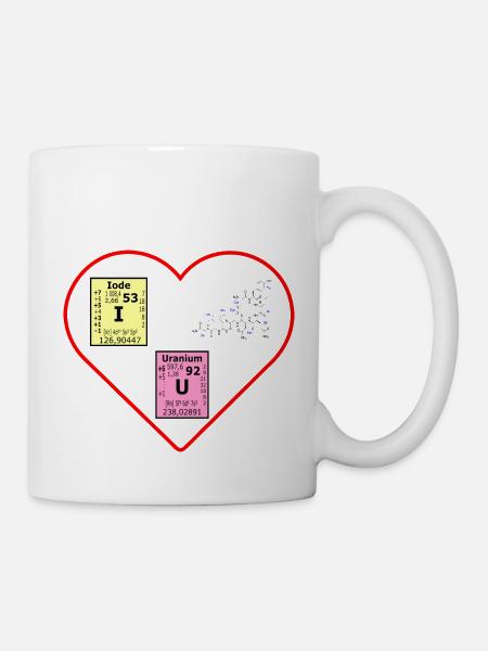 I love U scientifiquement - Mug blanc - blanc