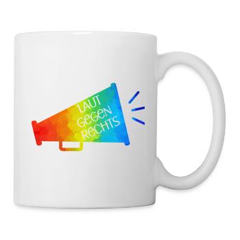 Laut gegen rechts Nr 01 - Tasse - Weiß - Rechts