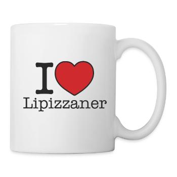 i love Lipizzaner - Wien - Österreich - Pferde - Tasse - Weiß - Rechts