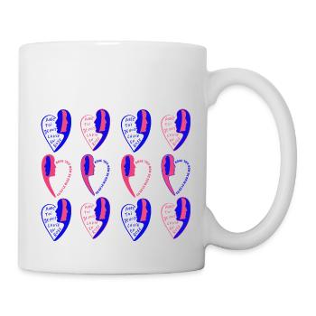 Imprimé numéro4. - Mug blanc - blanc - Droite