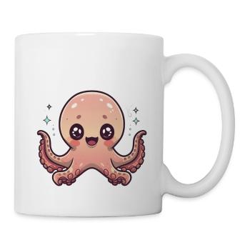 Amoureux du poulpe - Mug blanc - blanc - Droite