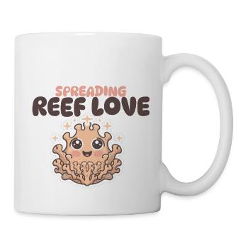 répandre l’amour du récif - Mug blanc - blanc - Droite
