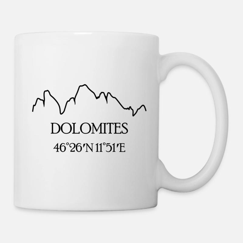 Dolomites, Italy - Mug - white