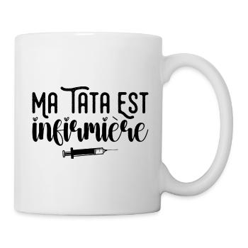 My aunt is a nurse - Mug - white - Right