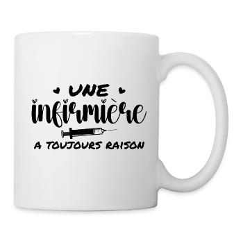 A nurse is always right - Mug - white - Right