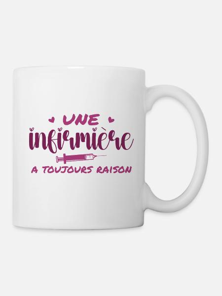 A nurse is always right - Mug - white