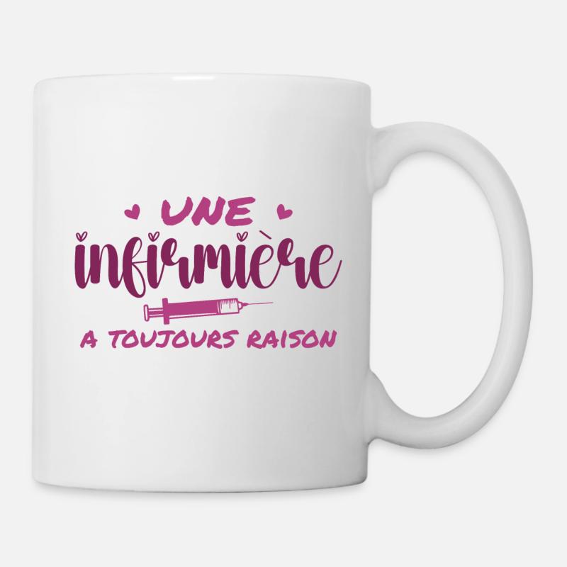 A nurse is always right - Mug - white