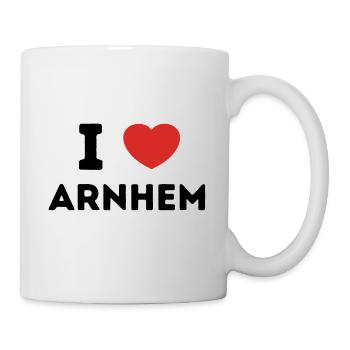 J’aime Arnhem Pays-Bas - Mug blanc - blanc - Droite