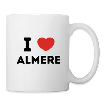 Ich liebe Almere, Niederlande - Tasse - Weiß - Rechts