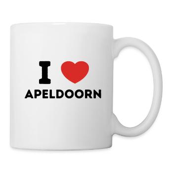 Ich liebe Apeldoorn, Niederlande - Tasse - Weiß - Rechts