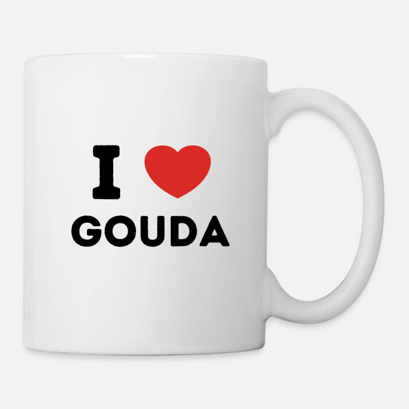 I Love Gouda Netherlands - Mug - white