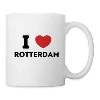 I Love Rotterdam Pays-Bas - Mug blanc - blanc - Droite