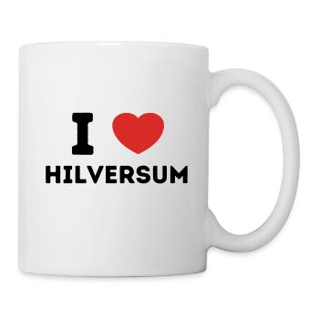 Ich liebe Hilversum, Niederlande - Tasse - Weiß - Rechts