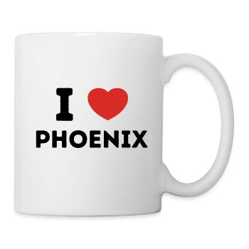 I Love Phoenix, États-Unis - Mug blanc - blanc - Droite