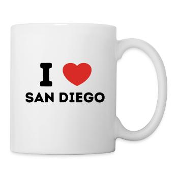 I Love San Diego United States - Mug - white - Right