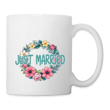 just married - pour mariage - Mug blanc - blanc - Droite