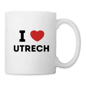 Ich liebe Utrecht, Niederlande - Tasse - Weiß - Rechts
