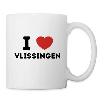 J’aime Vlissingen Pays-Bas - Mug blanc - blanc - Droite