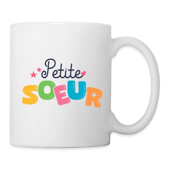 petite soeur Cadeau naissance famille - Mug blanc - blanc - Droite
