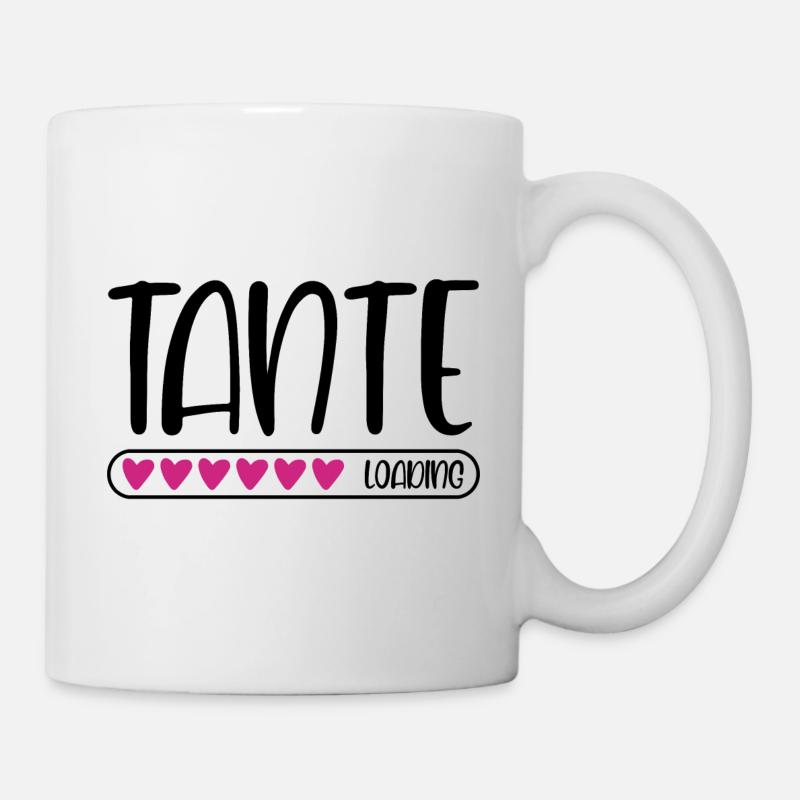 Tante loading - Tasse - Weiß