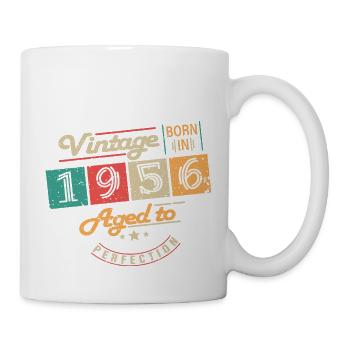 Original 1956 Vintage - 1956 Birthday Gift - Mug - white - Right