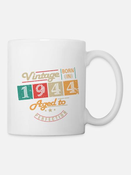Original 1944 Vintage - Cadeau D’anniversaire 1944 - Mug blanc - blanc