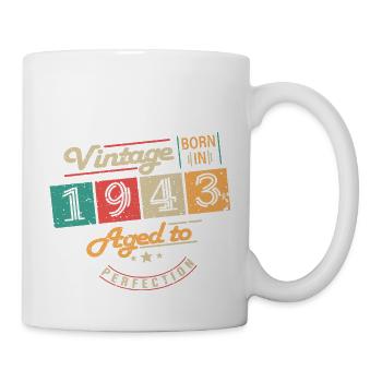 Original 1943 Vintage - 1943 Birthday Gift - Mug - white - Right